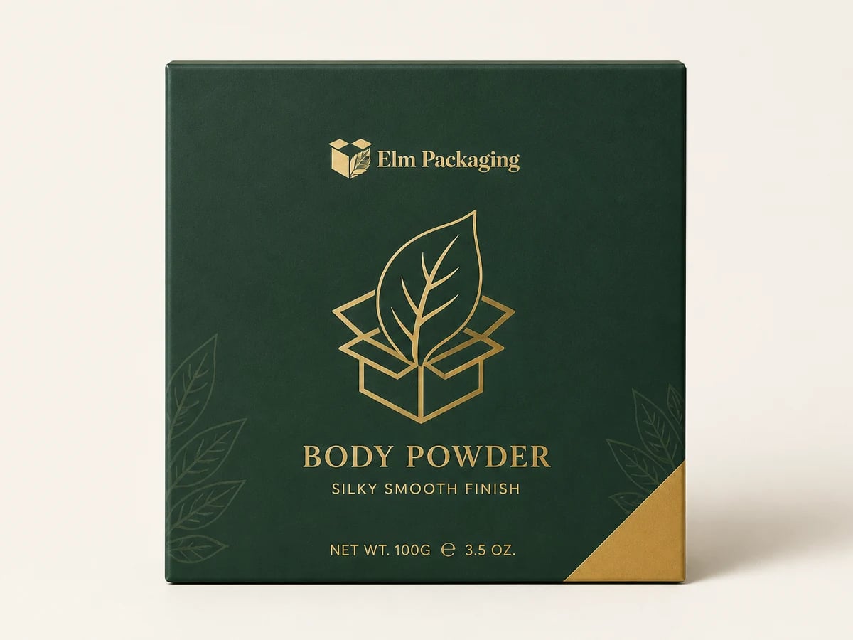 Custom Body Powder Boxes with custom brand printing