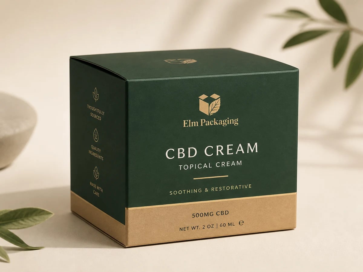 Custom CBD Cream Boxes with custom brand printing