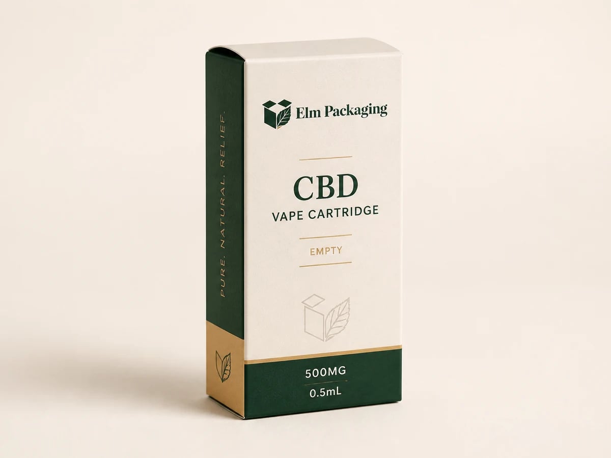 Custom CBD Vape Oil Cartridge Boxes with custom brand printing
