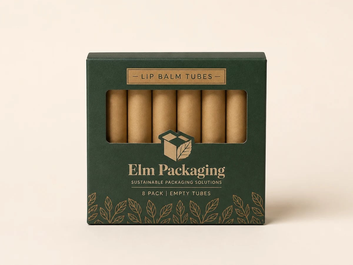 Custom Chapstick Packaging with custom brand printing