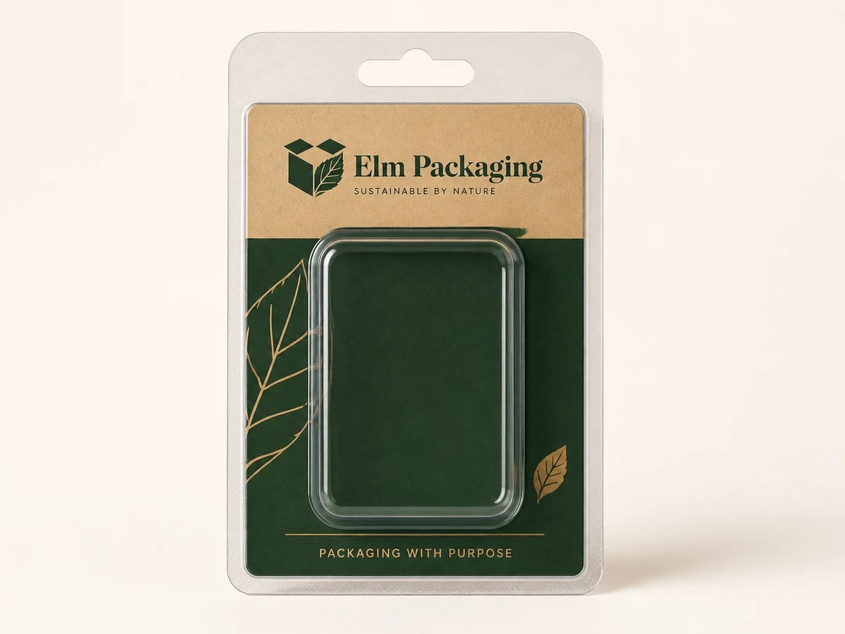 Custom Cosmetic Clamshell Packaging with custom brand printing