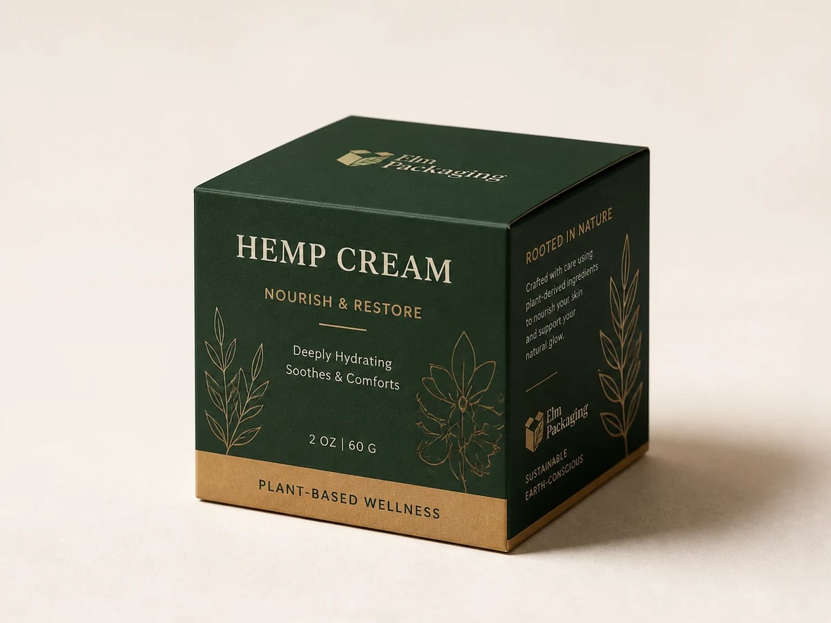 Custom Hemp Cream Boxes with custom brand printing