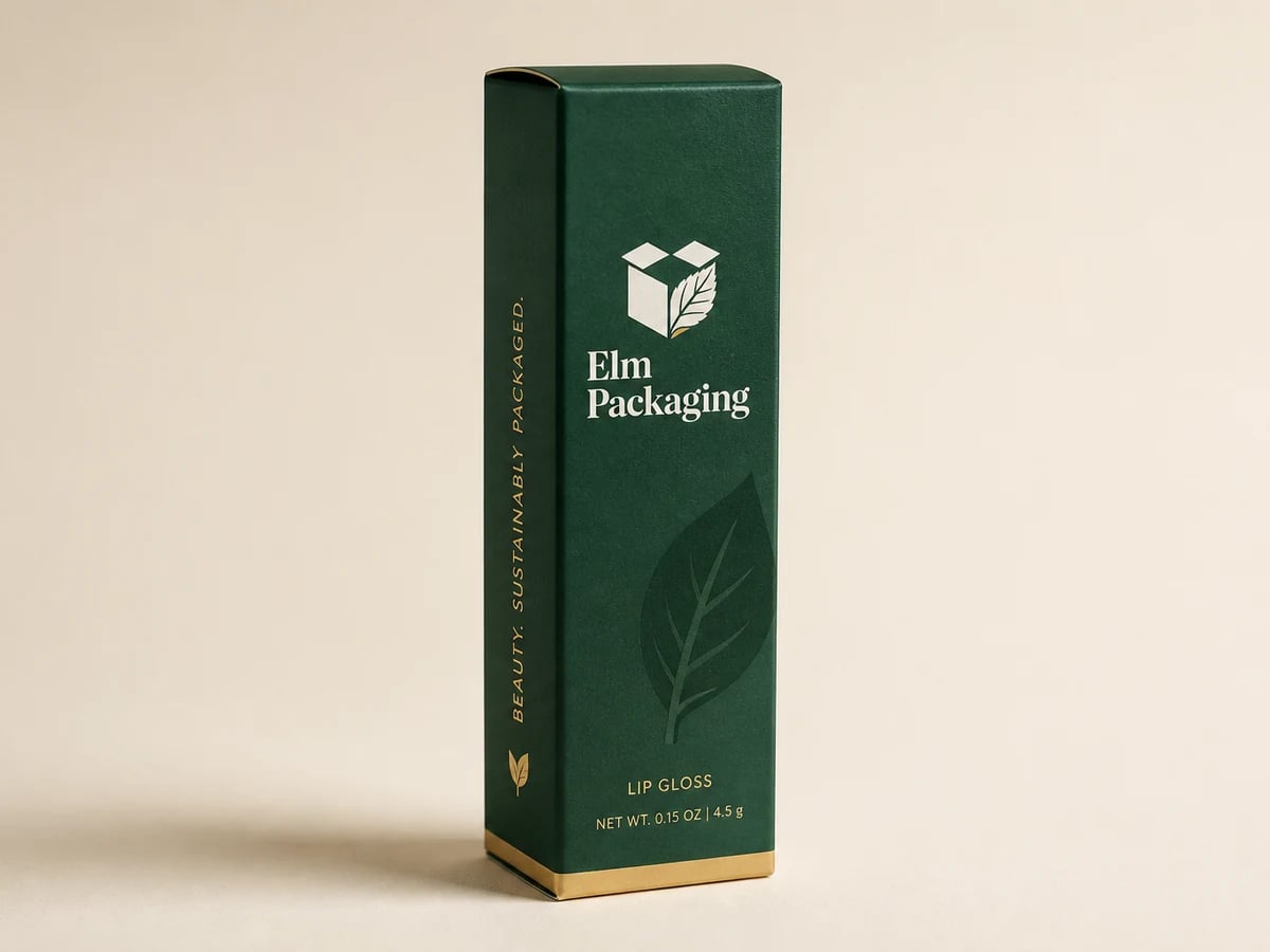 Custom Lip Gloss Boxes with custom brand printing