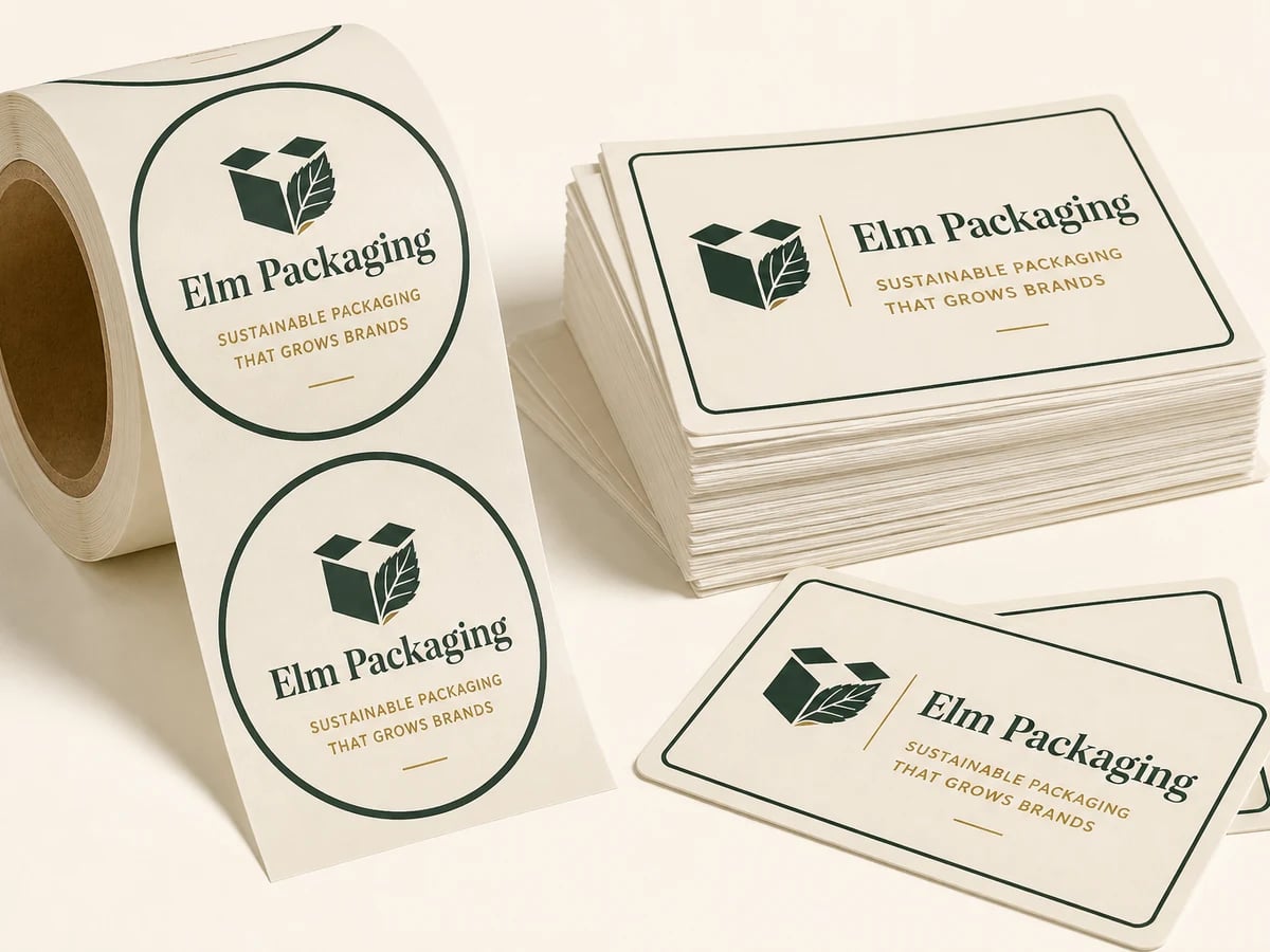 Custom Candle Labels with custom brand printing