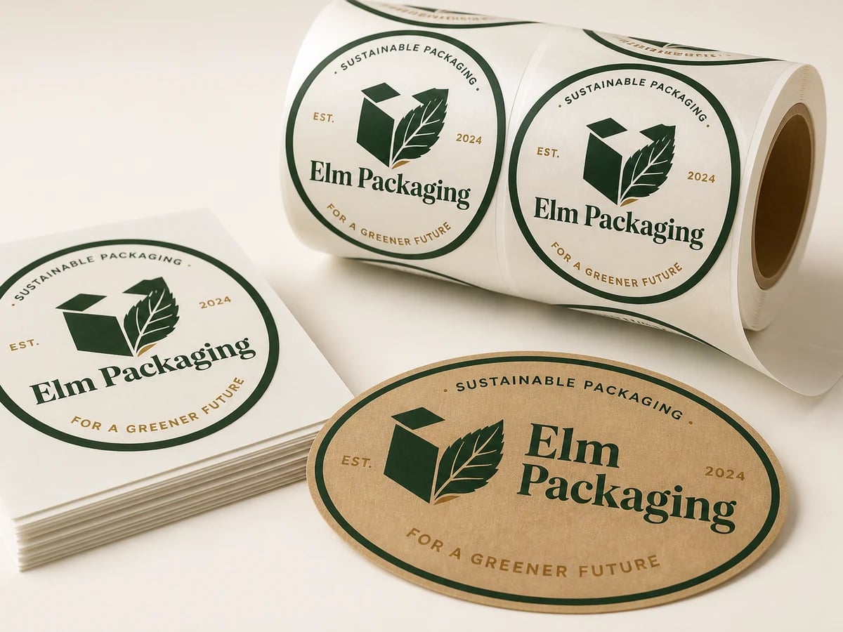 Custom Coffee Labels with custom brand printing