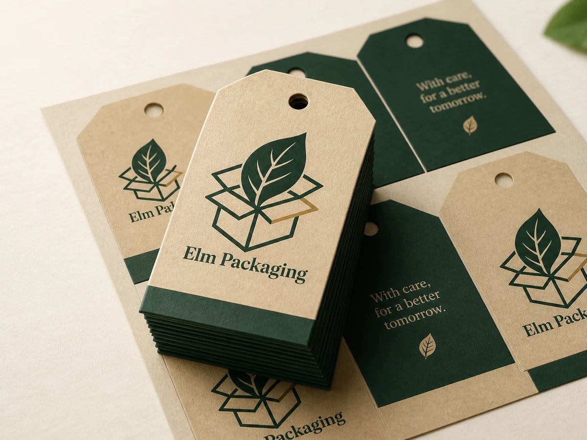 Custom Gift Tags with custom brand printing