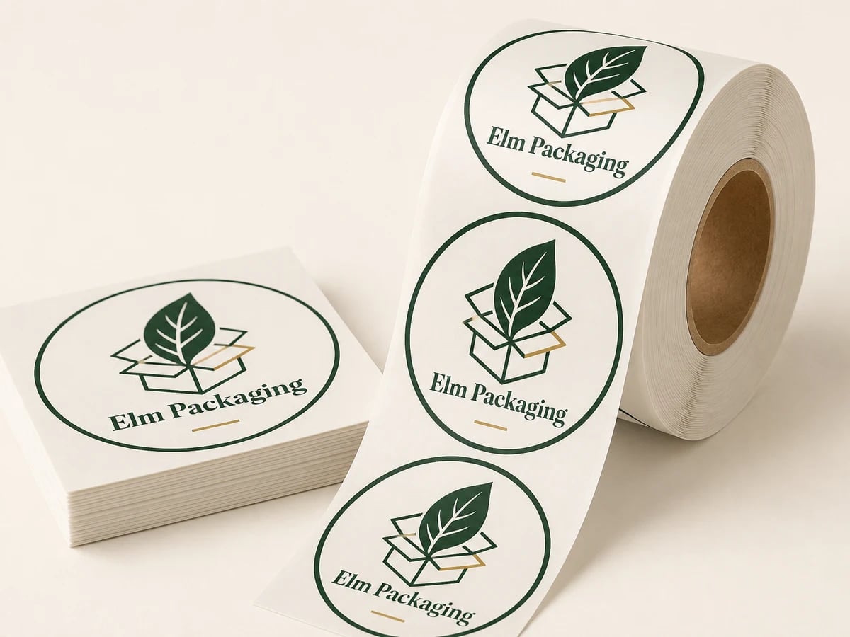 Custom Vinyl Labels with custom brand printing