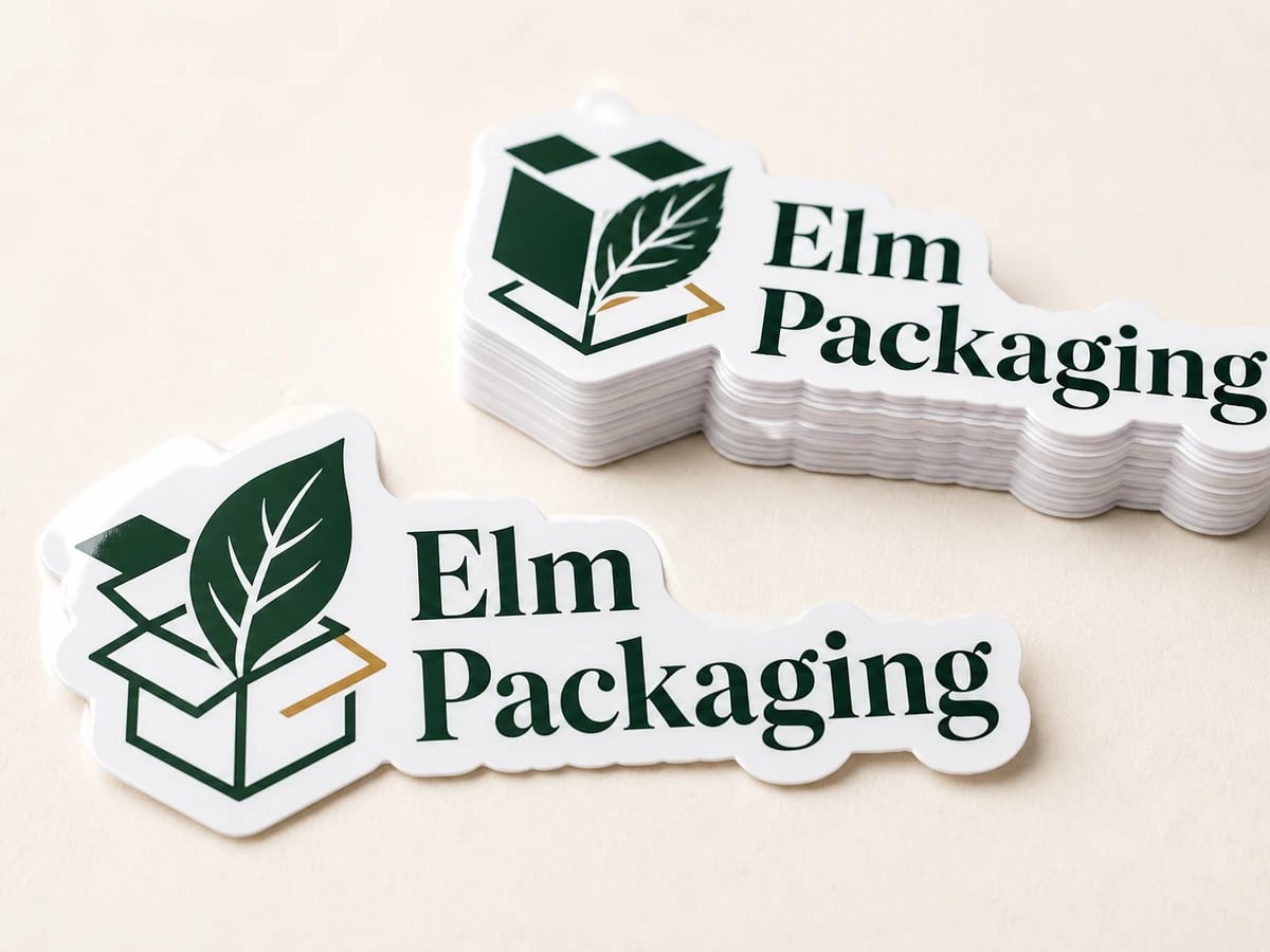 Custom Waterproof Stickers with custom brand printing