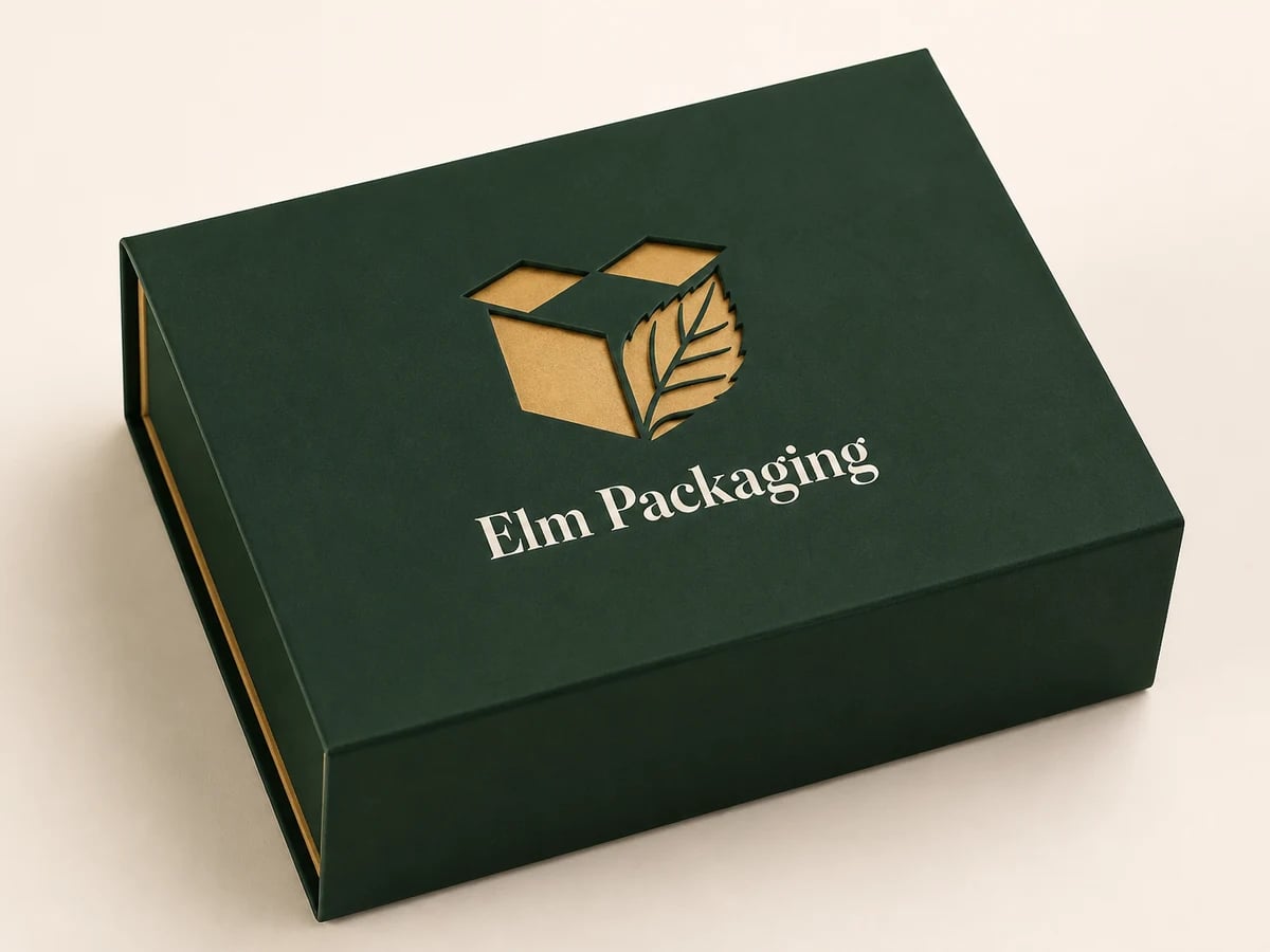 Custom Die-Cut Rigid Boxes with custom brand printing