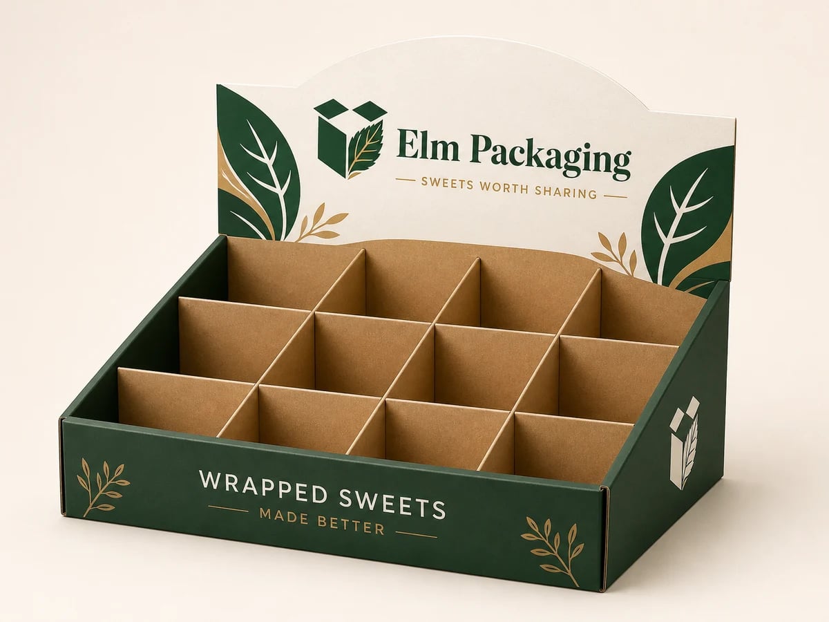 Custom Candy Display Boxes with custom brand printing