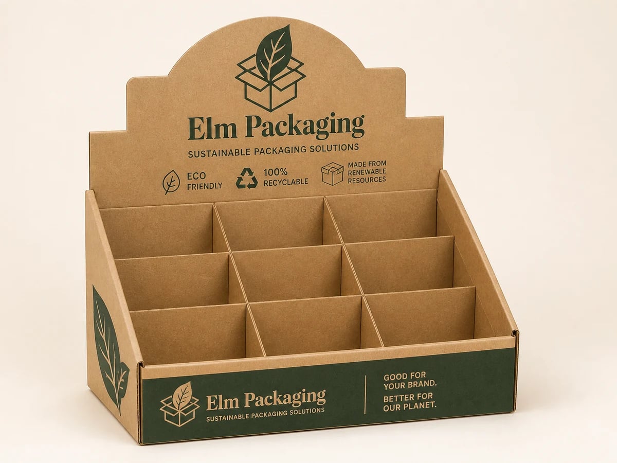 Custom Kraft Display Boxes with custom brand printing