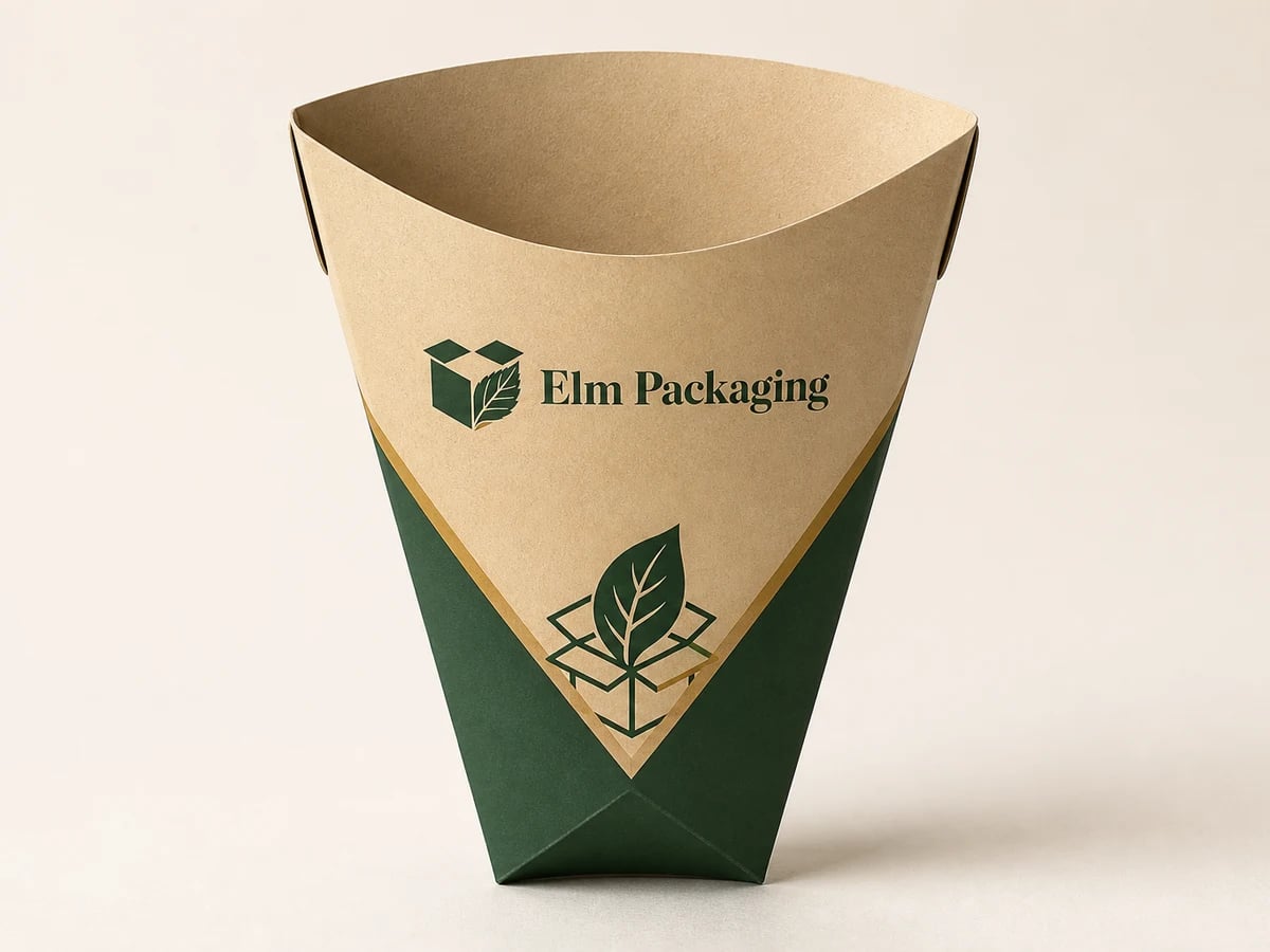 Custom Crepe Packaging with custom brand printing