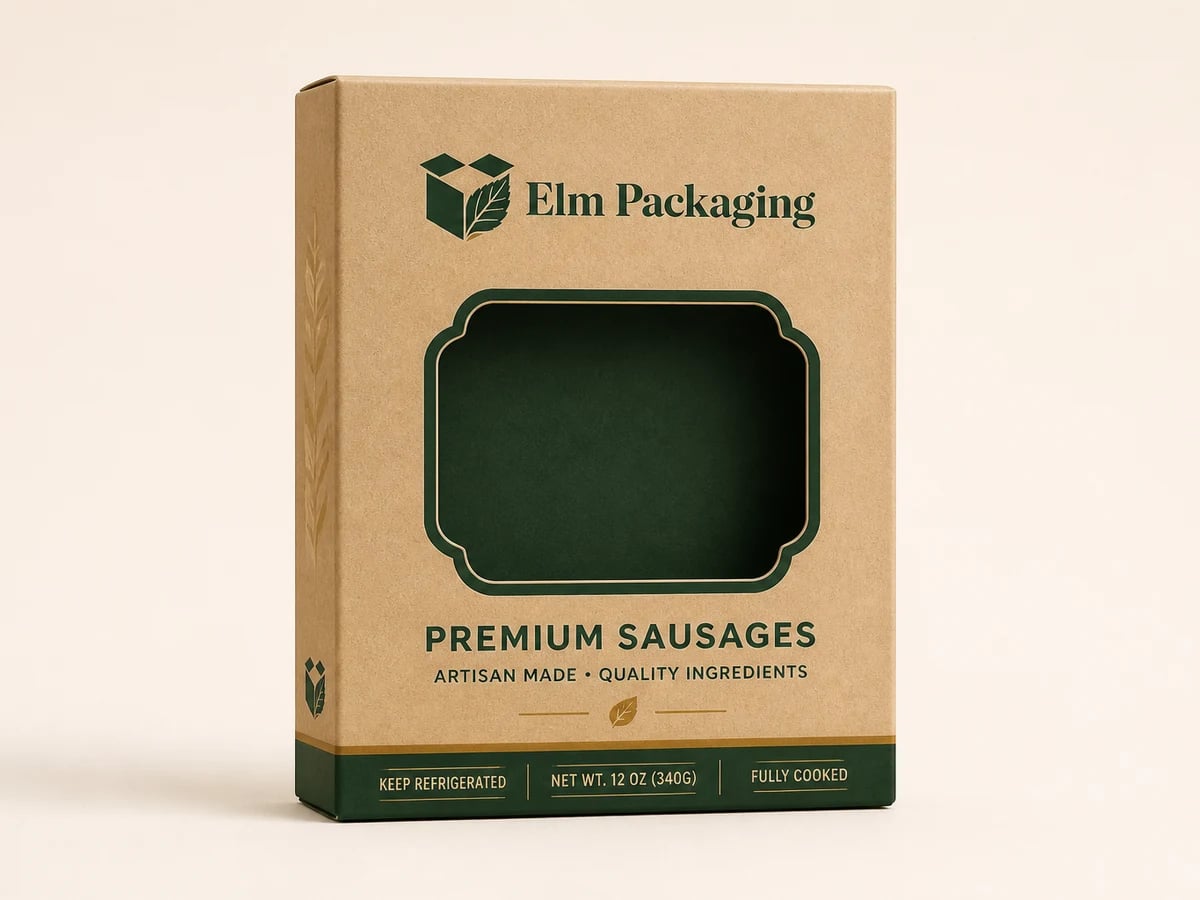 Custom Sausage Boxes with custom brand printing