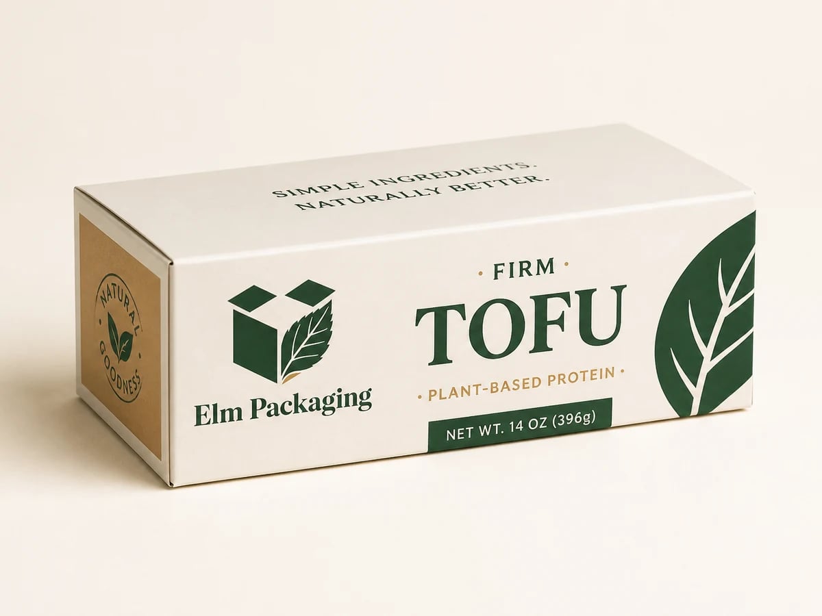 Custom Tofu Boxes with custom brand printing