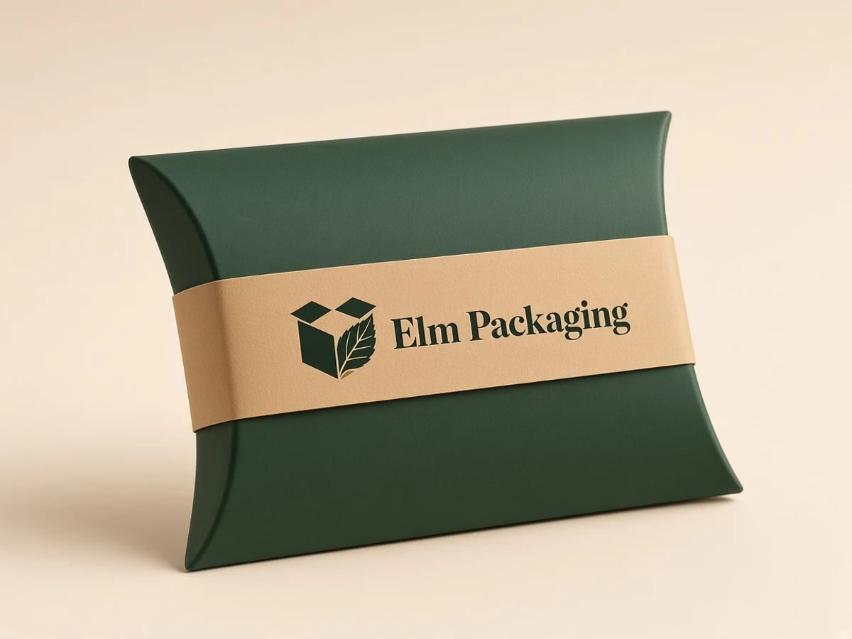 Custom Pillow Hair Extension Boxes with custom brand printing