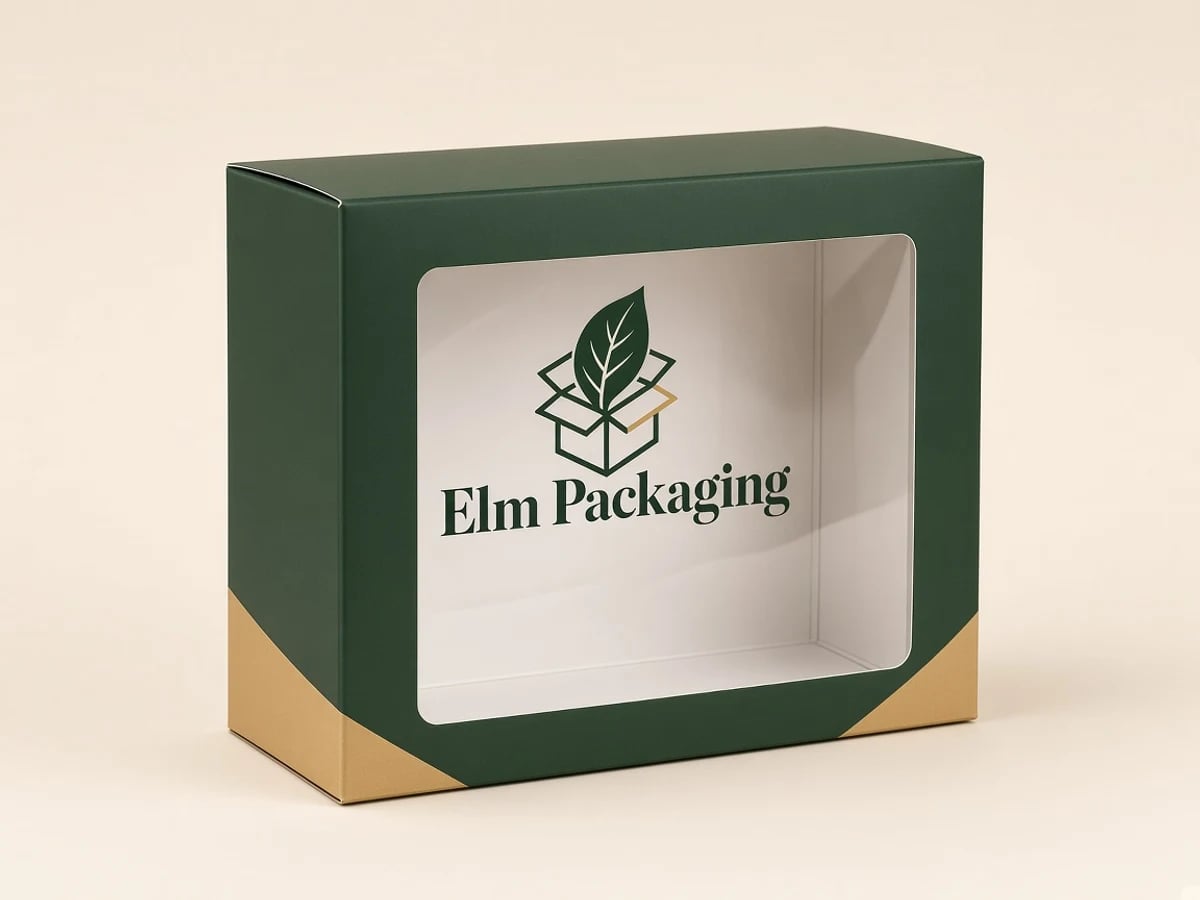 Custom Window Hair Extension Boxes with custom brand printing