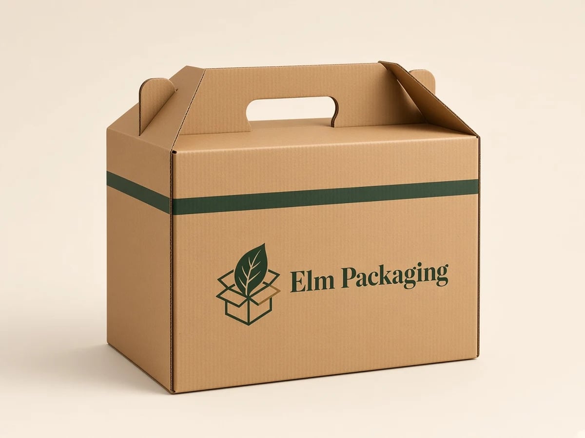 Custom Kraft Catering Boxes with custom brand printing