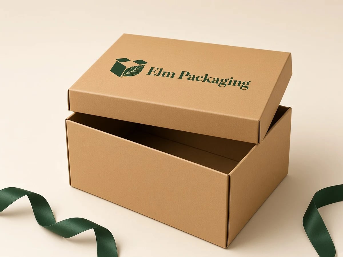 Custom Kraft Covered Setup Mailing Boxes with custom brand printing