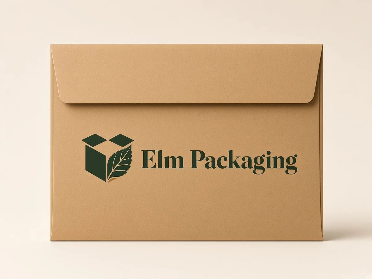 Custom Kraft Envelope Boxes with custom brand printing
