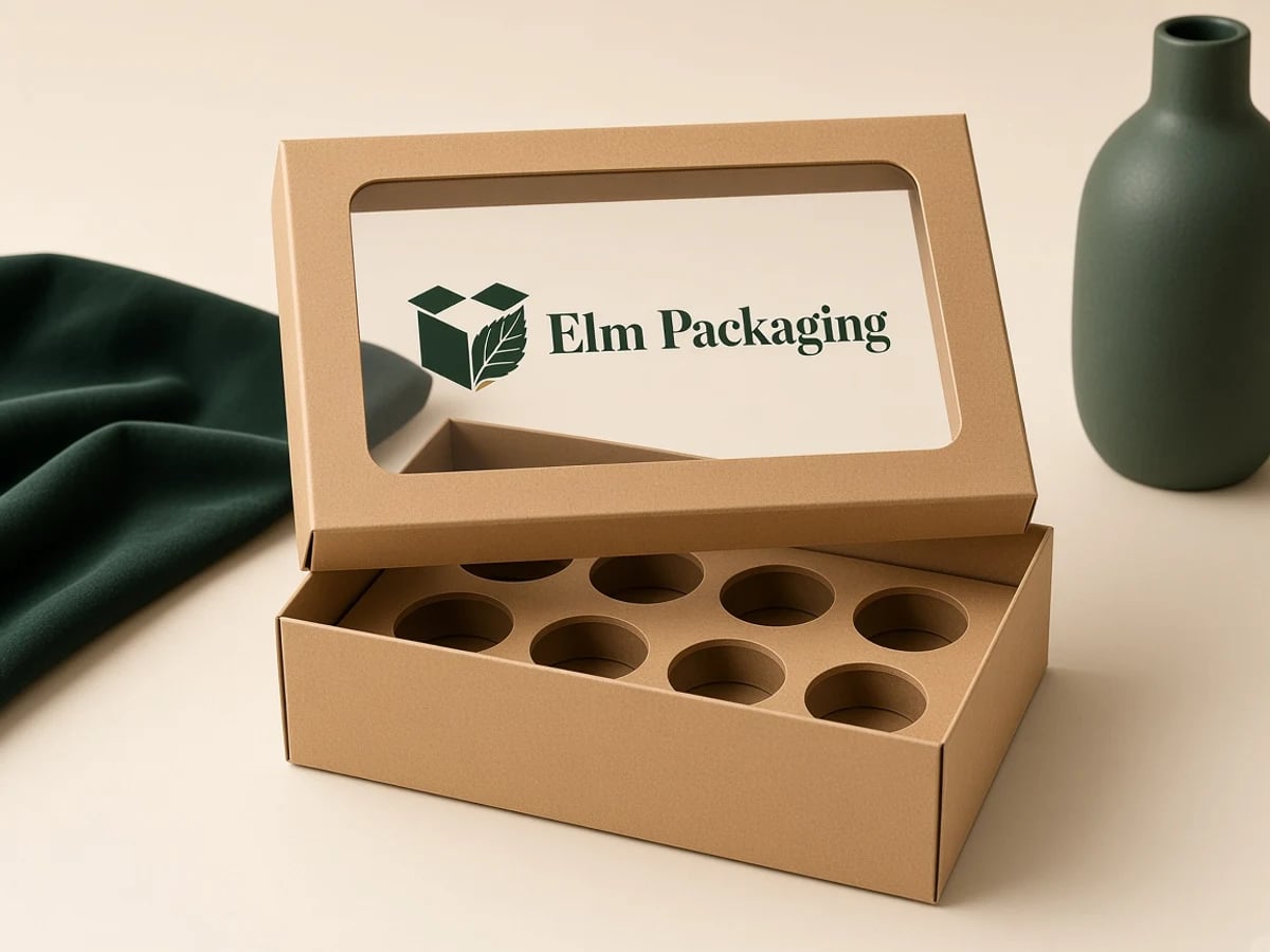 Custom Kraft Macaron Boxes with custom brand printing