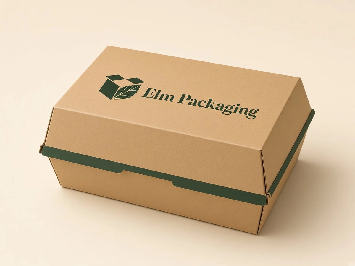 Custom Kraft Sandwich Boxes with custom brand printing