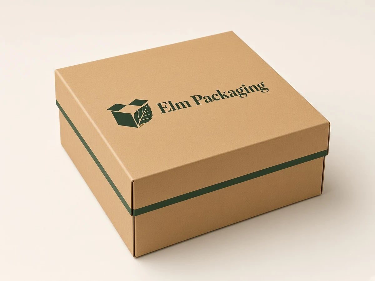 Custom Kraft Square Boxes with custom brand printing