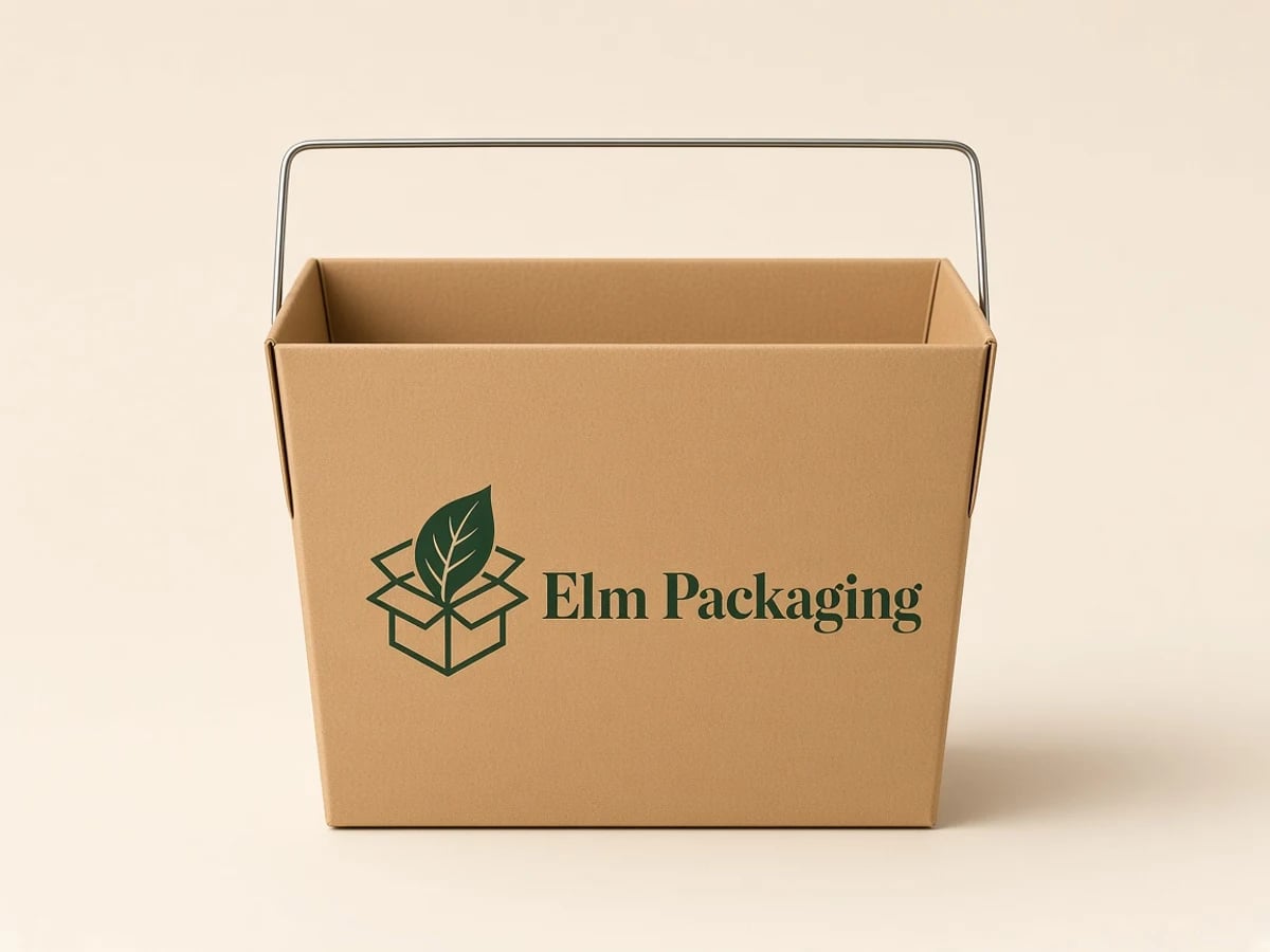 Custom Kraft Takeout Boxes with custom brand printing