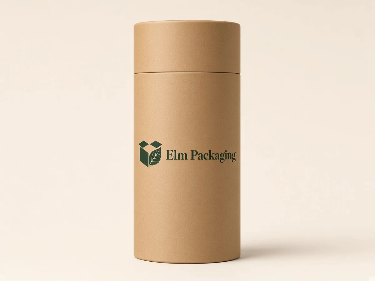 Custom Kraft Tube Boxes with custom brand printing