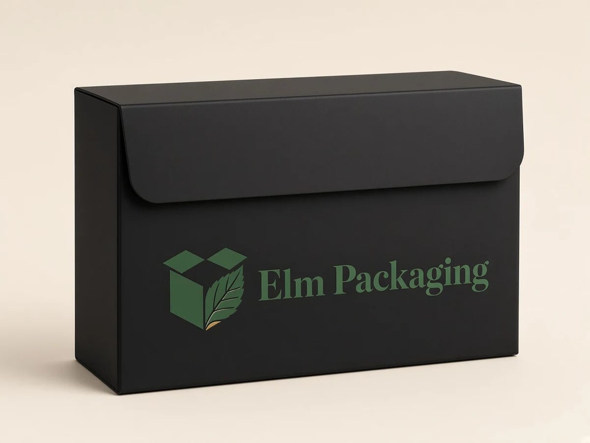 Custom Black Mailer Boxes with custom brand printing