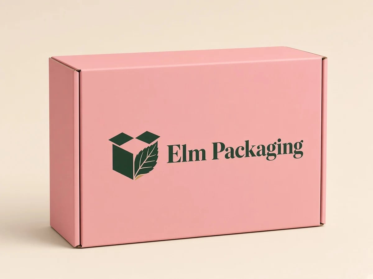 Custom Pink Mailer Boxes with custom brand printing