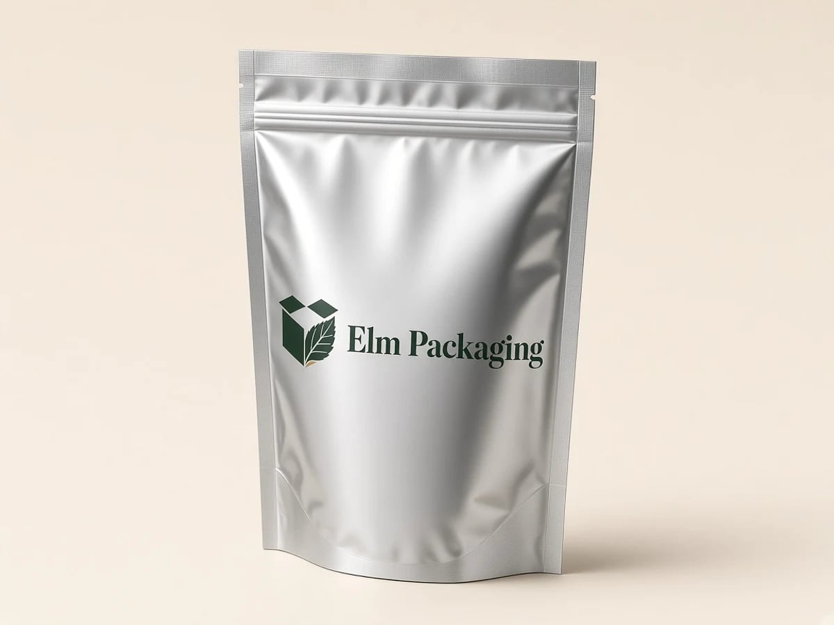 Custom 2 LB Mylar Bags with custom brand printing