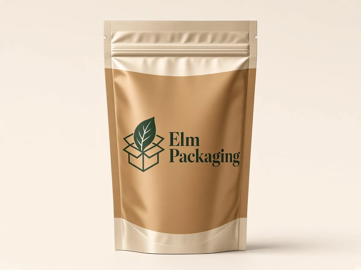 Custom Biscotti Mylar Bags with custom brand printing