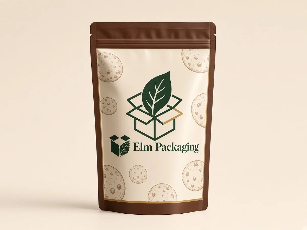 Custom Cookies Mylar Bags with custom brand printing