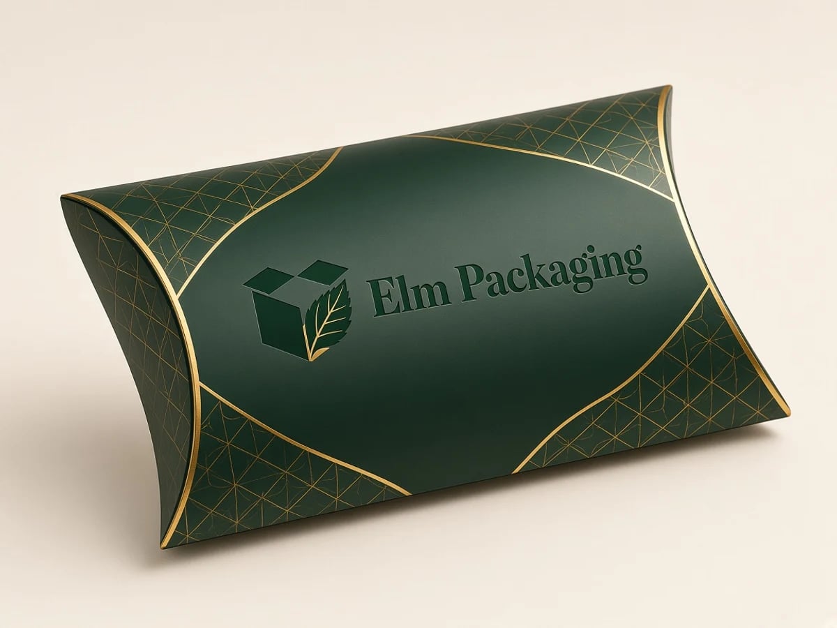 Custom Luxury Pillow Boxes with custom brand printing