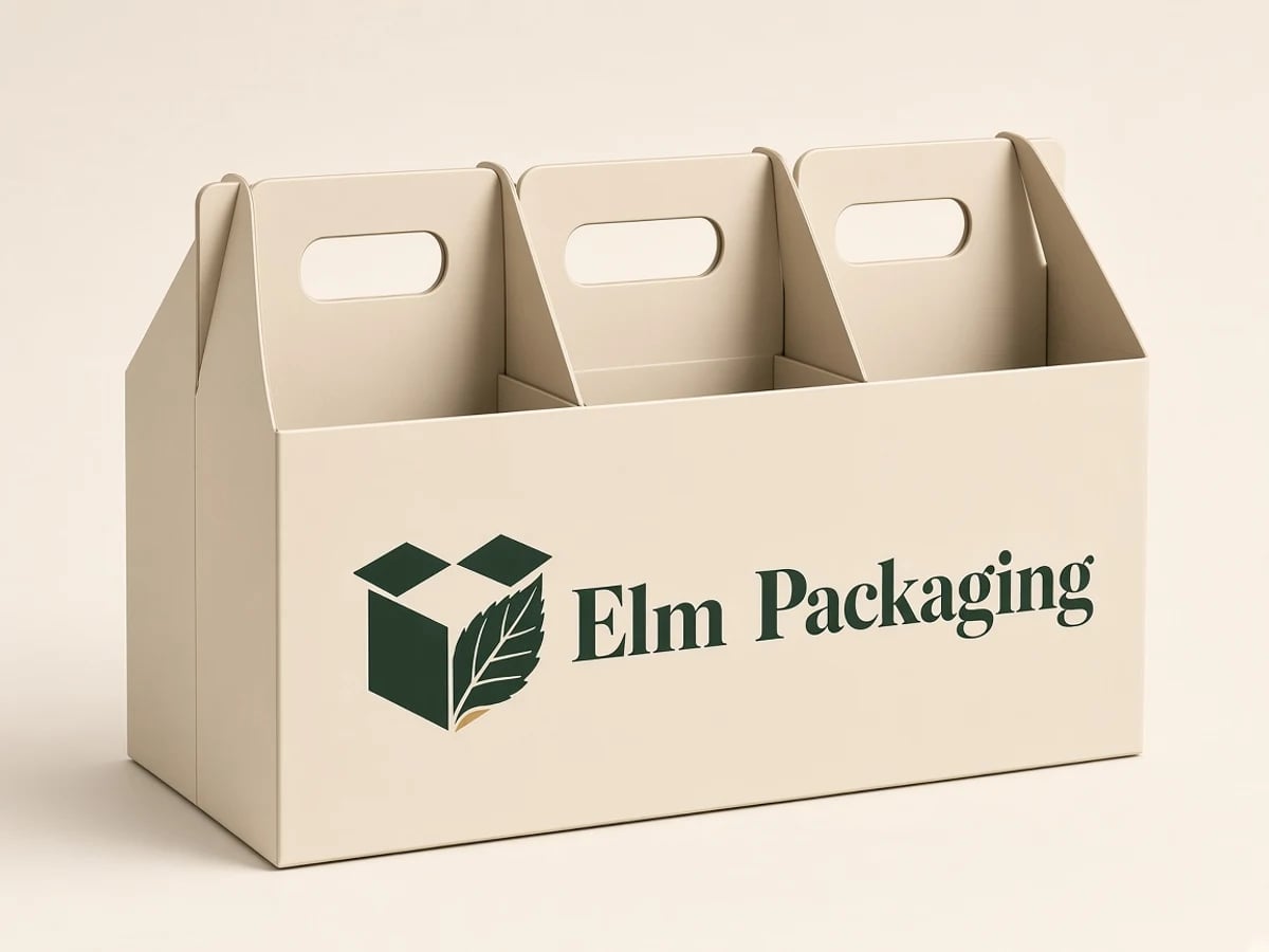 Custom Bottle Carrier with custom brand printing