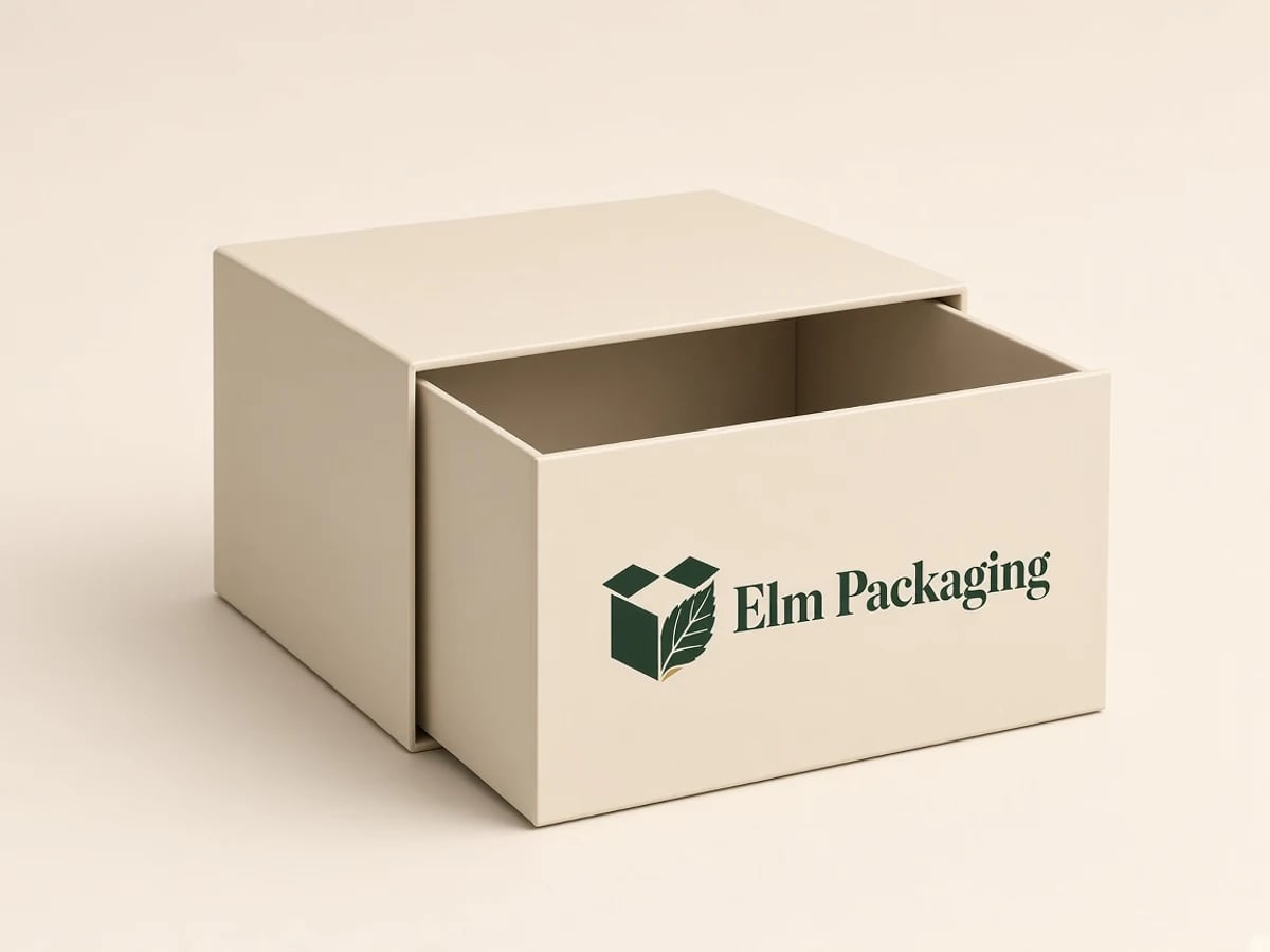 Custom Drawer Box Packaging with custom brand printing