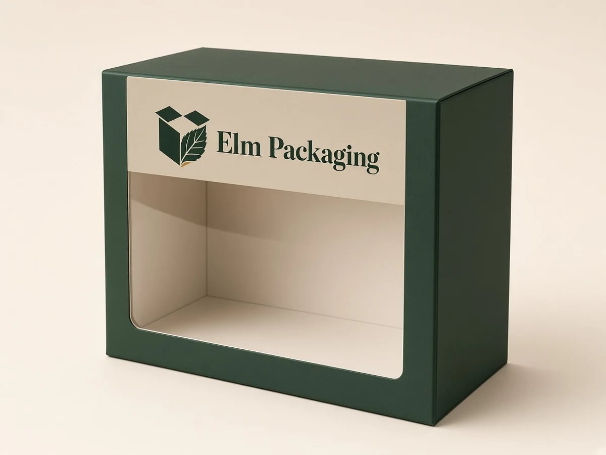 Custom Gift Boxes With Window with custom brand printing