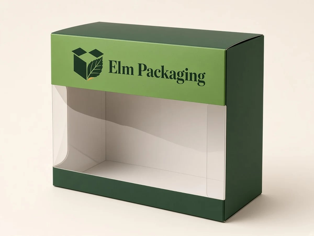 Custom PVC Window Boxes with custom brand printing