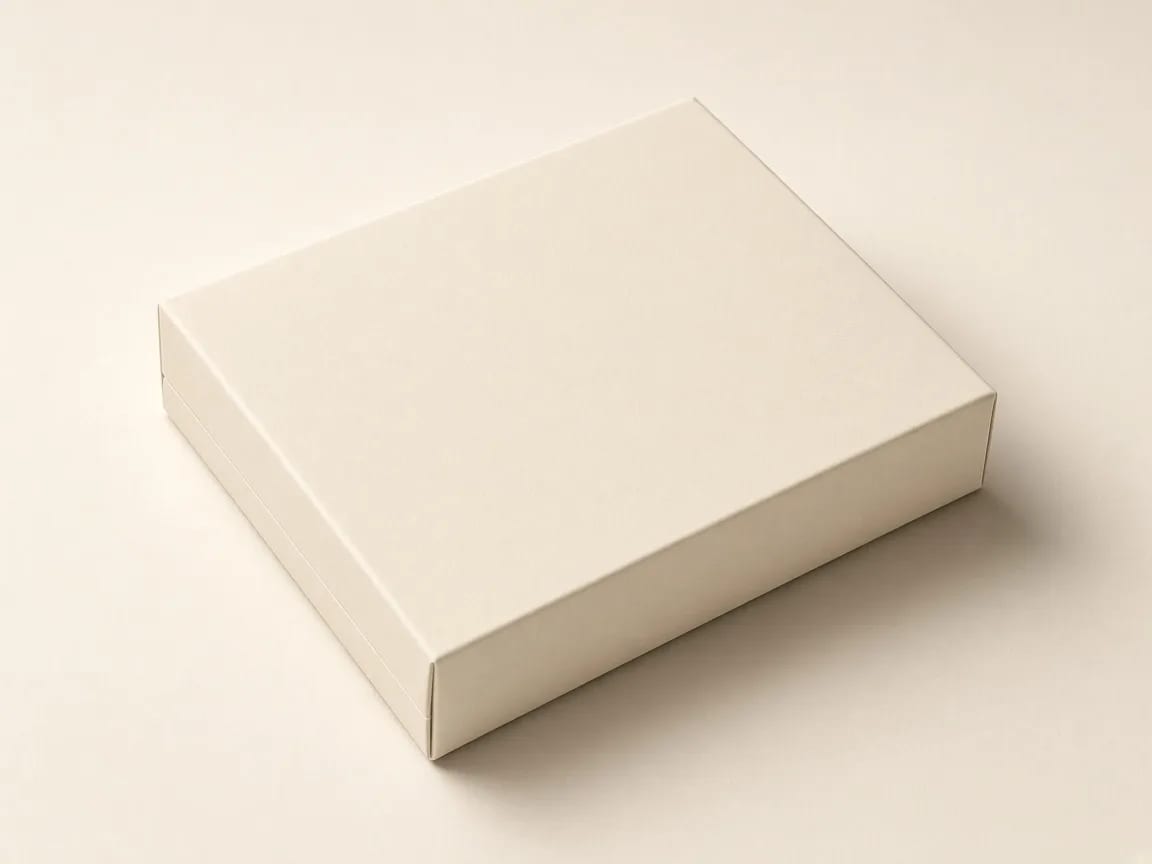 Matte laminate finish on a custom packaging panel