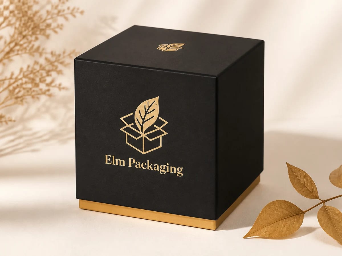 Custom Black Candle Boxes