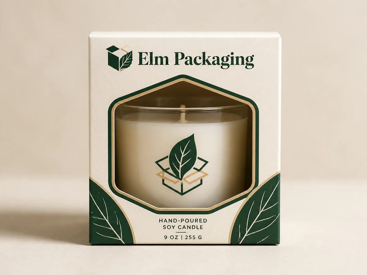 Custom Candle Boxes with Window