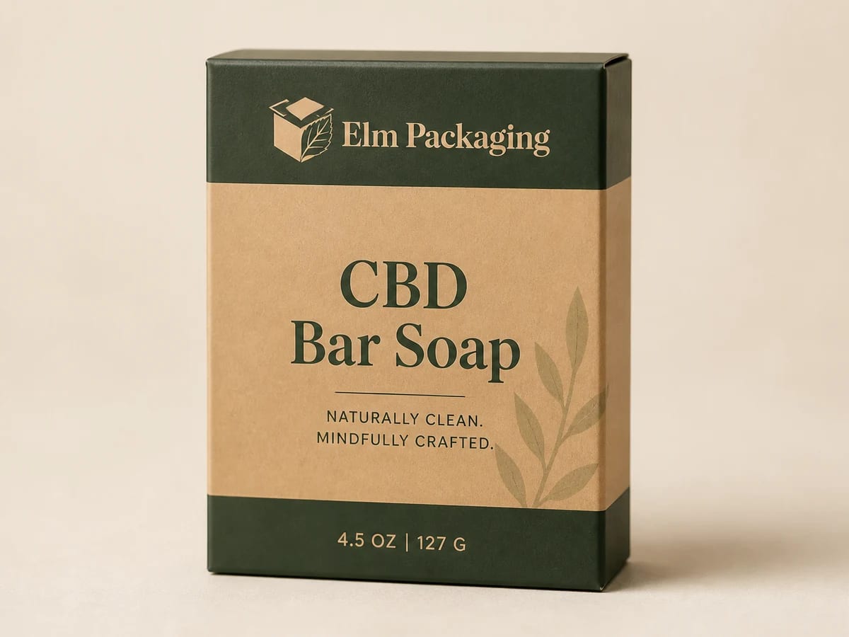 Custom CBD Bar Soap Boxes