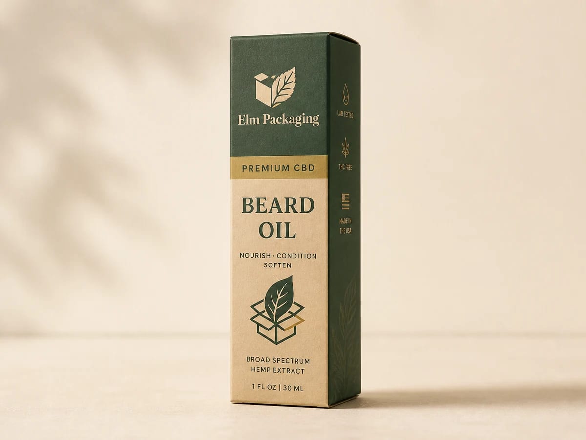 Custom CBD Beard Oil Boxes